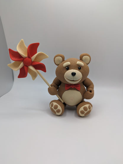 Teddy Bears w/Pinwheel